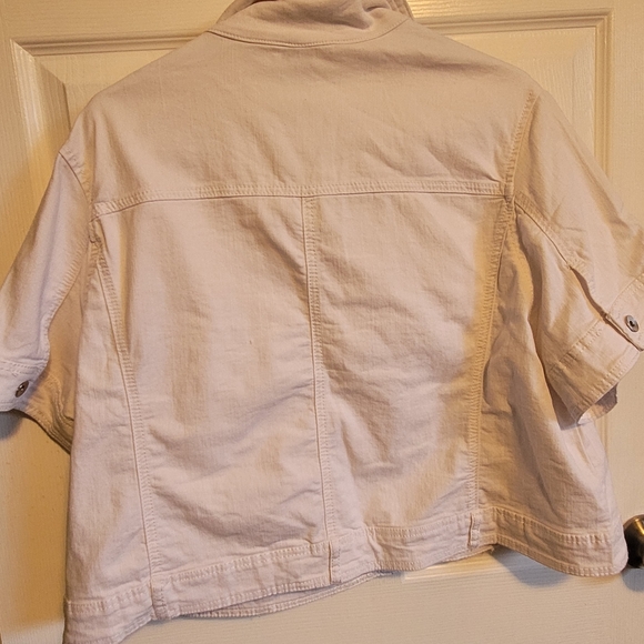 Penningtons Joie half sleeve white denim jacket - Picture 11 of 15